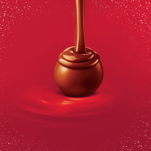 Lindt LINDOR Milk Chocolate Truffles, 156-Gram Box